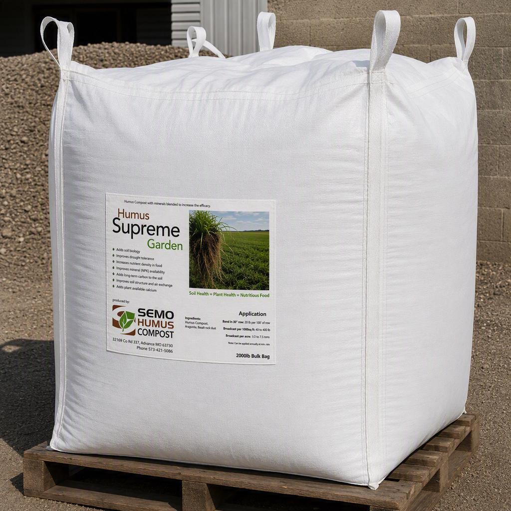 Humus Supreme Garden 2000 lb Bulk Bag